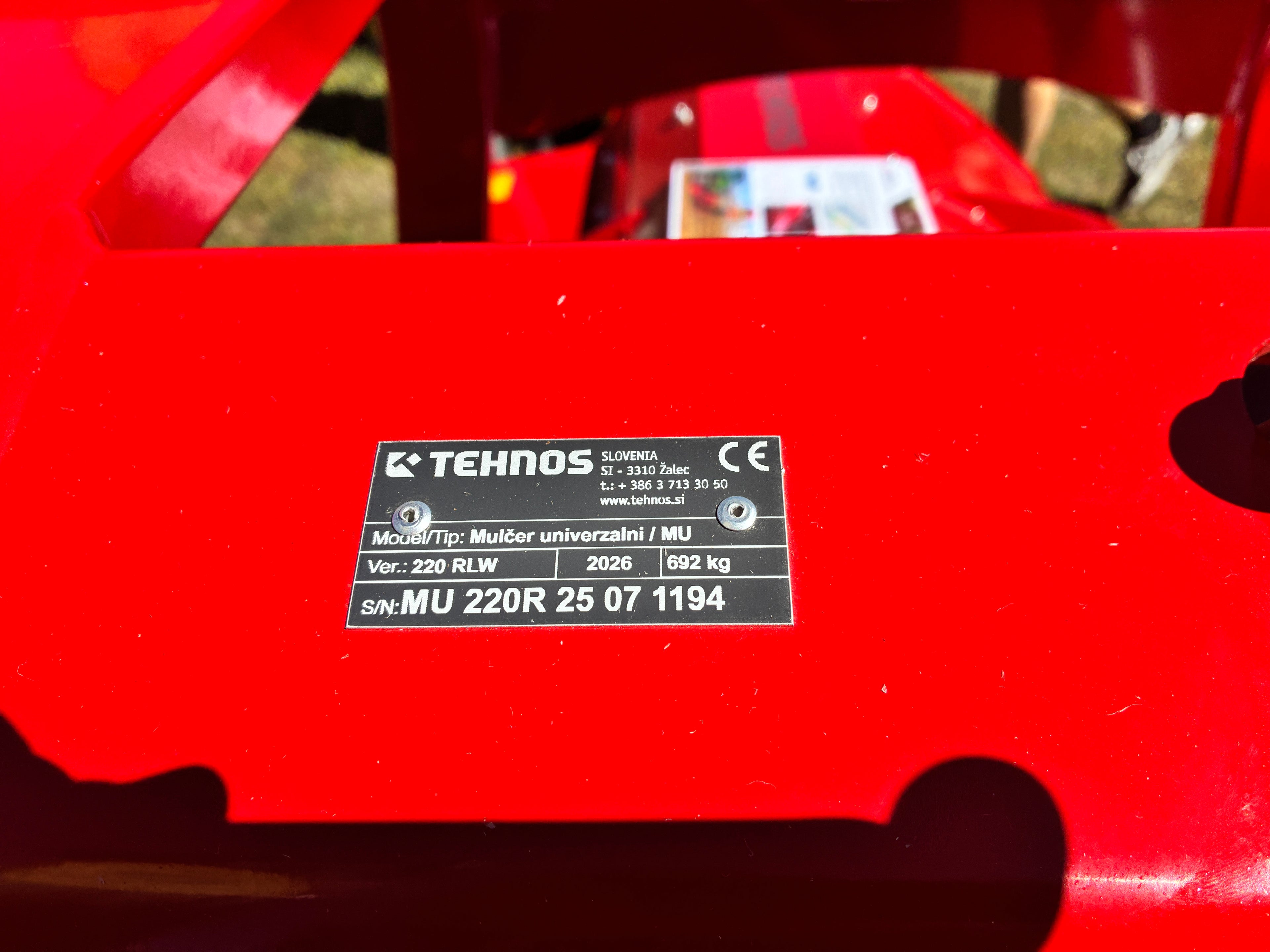 Universal Profi Mulcher Front/Back Tehnos MU 220 LW