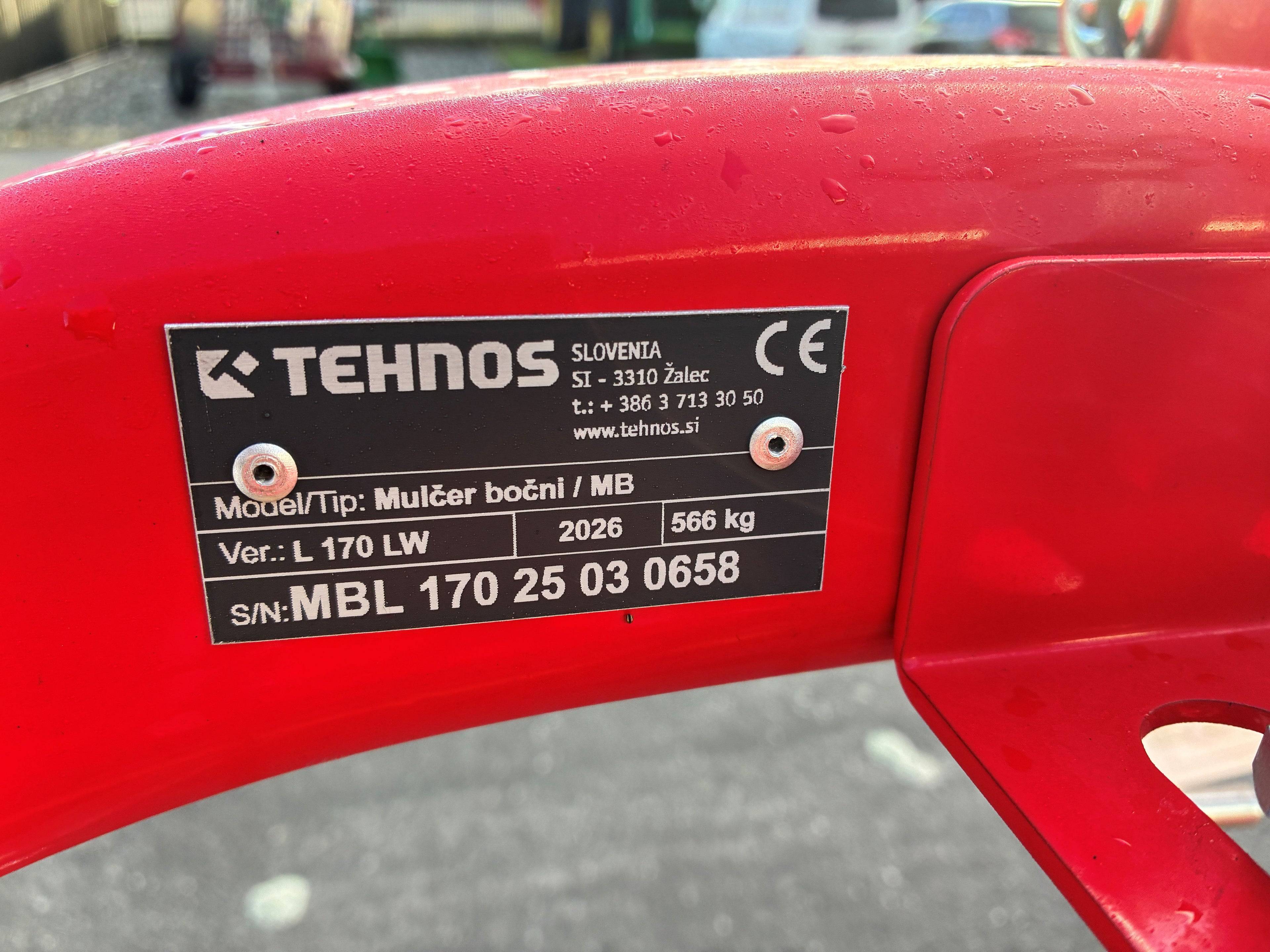 Side mulcher Tehnos MBL 170 LW